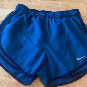 Nike Women's Athletic Blue Dri fit size small Shorts
